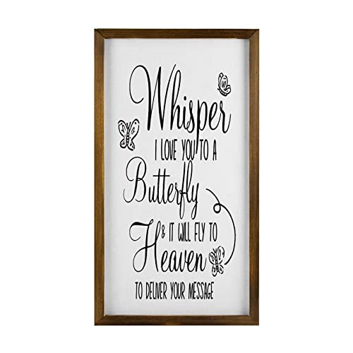 Panneau décoratif en bois Whisper I Love You hommage poétique