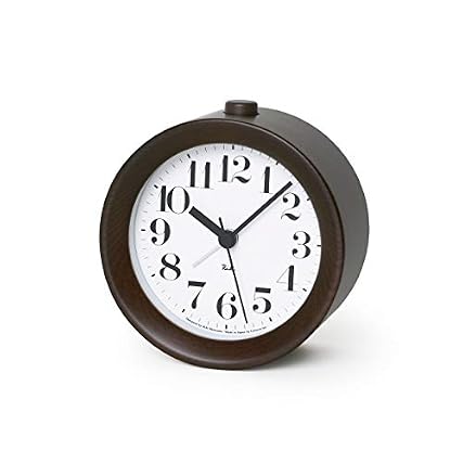 Remnos WR 09 15 BW Lemnos Alarm Clock, Riki Alarm Clock Brown w 110 ×h 115 ×d 56 m review image