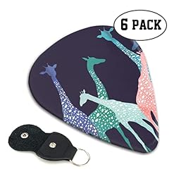 ASDTEHCY Lot de 6 médiators en celluloïd, colorés, pour les amateurs de girafe, fins, moyens et lourds pour guitares… - Les Beatles, Paul McCartney, John Lennon, RIngo Starr, George Harrison ASDTEHCY Lot de 6 médiators en celluloïd, colorés, pour les amateurs de girafe, fins, moyens et lourds pour guitares… – Image 4