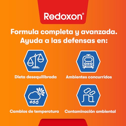 Miniatura 5 de Redoxon Vitamina C Efervescente - Extra Defensas 30 Comprimidos - Sabor Naranja - Suministro Para 1 Mes - Complemento Alimenticio Con Vitamina D Y Zinc - Ayuda Al Sistema Inmunitario - Sin Gluten