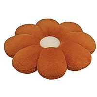 Cuscino Fiore Morbido - Cuscino Seduta Per Divano, Letto O Auto, Peluche Decorativo (40 Cm, Rosa Bianco) - Foto 11