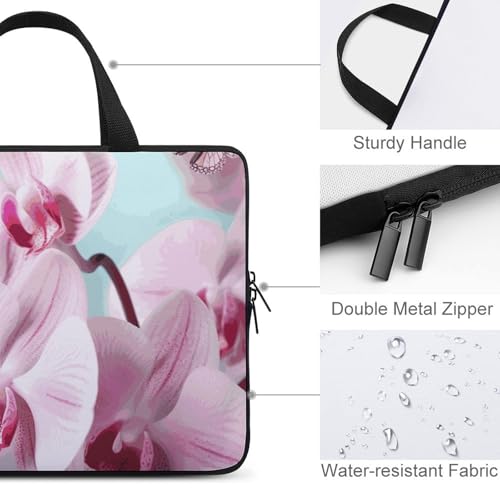 Housse ordinateur portable 30,5 cm orchidée papillon pochette PC