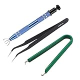 L'extracteur IC en forme de U est un corps principal en acier inoxydable recouvert d'un boîtier isolé en PVC. Conçu pour enlever tous les types de dip/ICS sans plier les broches.