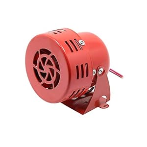 Aksmit Air Raid Siren Horn Alarm Red Sound Horn Driven Police Security(12v) forTata Indica Vista