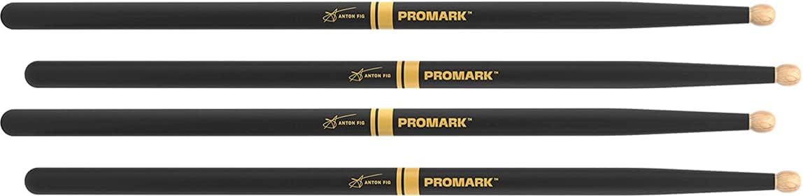 ProMark Anton Fig ActiveGrip Hickory Round Wood Tip TXAFW-AG (2 Pack)