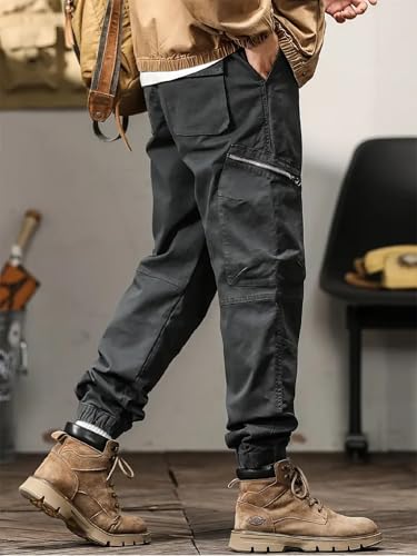 Image of Lymio Cargo for Men || Cotton Cargo Pant || Drawstring Waist Pant (Also Available in Plus Sizes) (89-92)