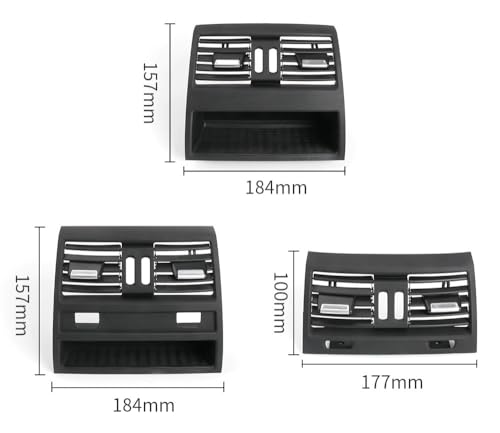 Panel de ventilación AC para BMW Serie 5 F10 F11, solucione rejillas rotas de 2010 a 2017 6