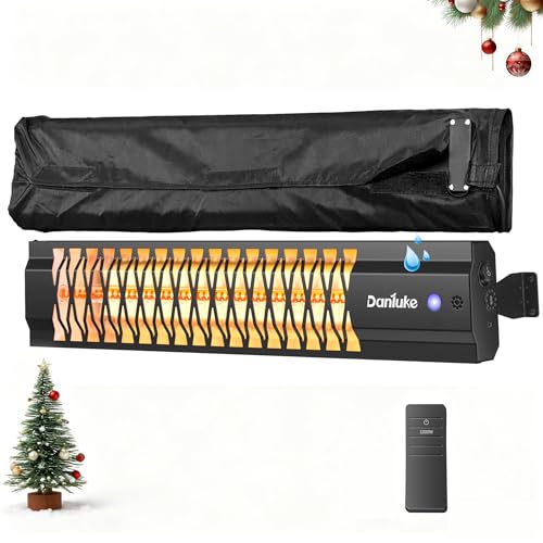Outdoor Heater for Patio, 1500W Wall-Mounted Heater, Patio Heaters for