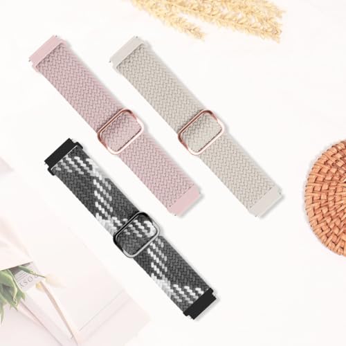 Correa de nylon trenzada ajustable para reloj 20mm miniatura 6