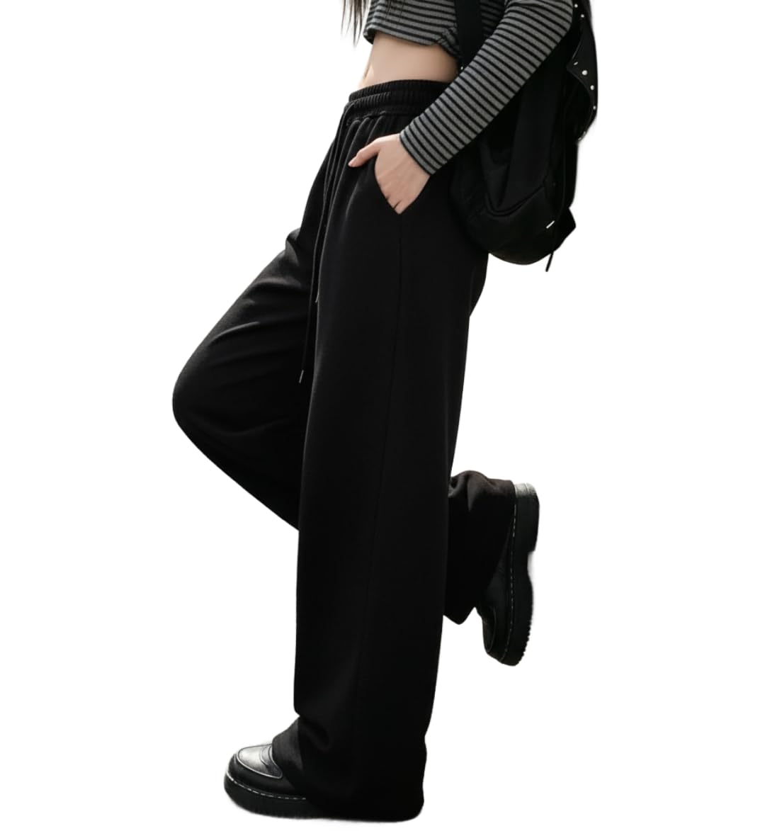 dockstreet Track Pant for Women || Baggy Fit || Track Pants || Full Elastic Jogger Track Pant ||-picture-15