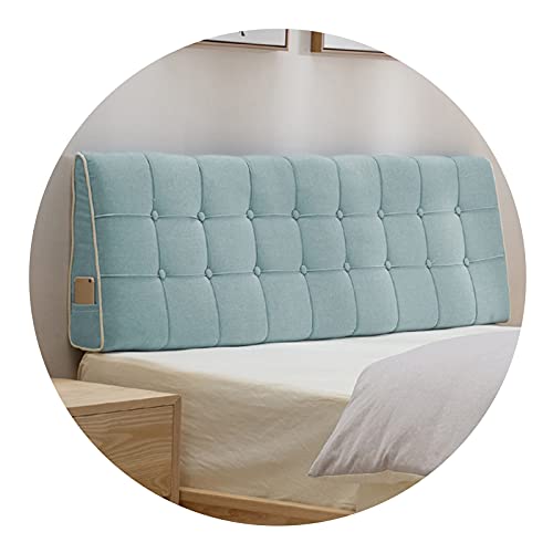 Rückenlehne, Rückenkissen, Rückenpolster, Lesen Rückenlehne Praktische Seitentasche Flachs Stoff Waschbar, Benutzt Für Haus Dekoration, QiangDa Cover