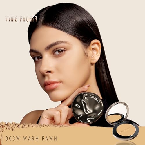 Image of Timeless Optima Cover-Blur Matte Powder Foundation 03W Warm Fawn | Buildable Full Coverage, Up to 16H Oil Control Long Wear, Waterproof, Pore-blurring Foundation Makeup for Base, Set, Touch Up