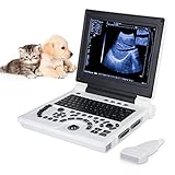 Vet Veterinary Use Portable Laptop B-Ultra Sound Dual Probe Socket, 12-inch HD Display, IMT Automatic Measurement, B-Ultrasound Machine Handscan Rechargeable Ultrasound for Horse, Cattle, Dog, Cat
