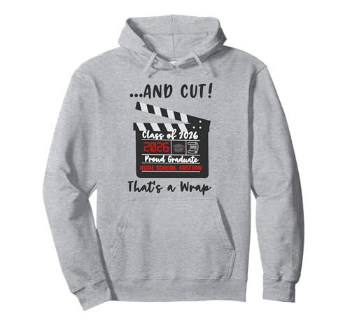 Class of 2026 Graduation Funny Graduate Senior High School Pullover Hoodie