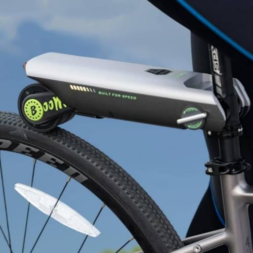 Kit de asistencia eléctrica para bicicleta con conectividad mediante aplicación, asistencia al pedaleo de largo alcance de 50 km para mujeres que se desplazan al trabajo y para ciclismo urbano Blue
