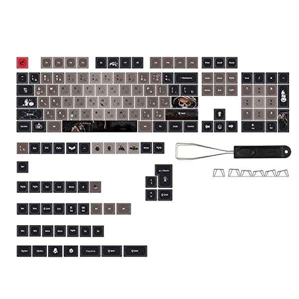 Oikabio Thema 150 Keycap Double-Shot Backlight Keycap voor Mechanische Toetsenbord Cap Sub Keycaps