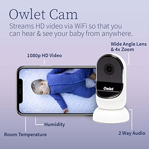 Owlet Dream Duo: Dream Sock Baby Monitor and HD Camera - Deep Sea Green - Thumbnail 6