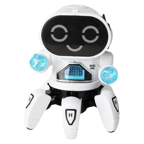 Generico Dancing Musical Robot, Interactive Octopus-Shaped Electric Toy, Flashing Lights Intelligent Robot, Companion for Kids, Ideal for Kindergarten and Courtyard Plaything