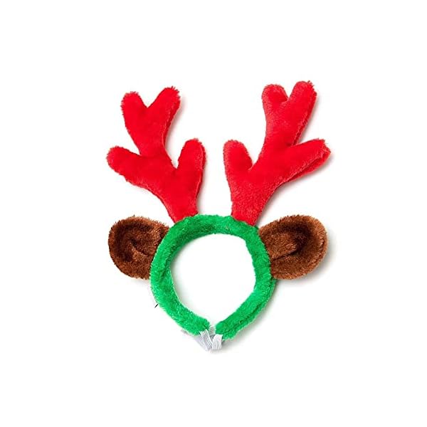 Midlee christmas reindeer antlers with ears for large dogs