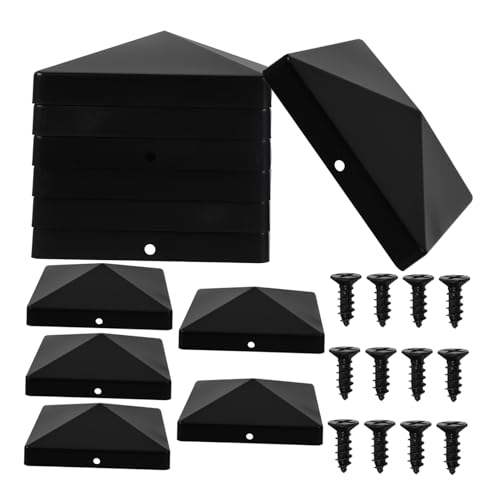 HONITANO 12 Pezzi Cappucci per da Giardino in Plastica Copertura per Recinzioni e Barriere Esterne Protezione da Pioggia e Sole Accessori per Recinzioni Riutilizzabili