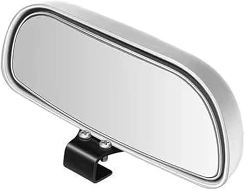 Espejo de punto ciego para automóvil, espejo rectangular de visión trasera HD de vidrio gran angular, espejo interior de bebé para automóviles,