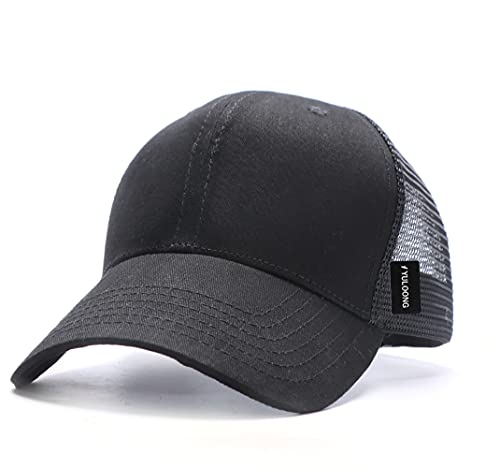 YULOONG Boné de beisebol 100% algodão clássico esportivo casual boné de golfe tamanho ajustável, B: