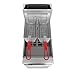 KoolMore 40 lb. Floor Standing Natural Gas Commercial Deep Fryer with 90,000 BTU in Stainless-Steel, ETL Listed (KM-FDF40-NG)