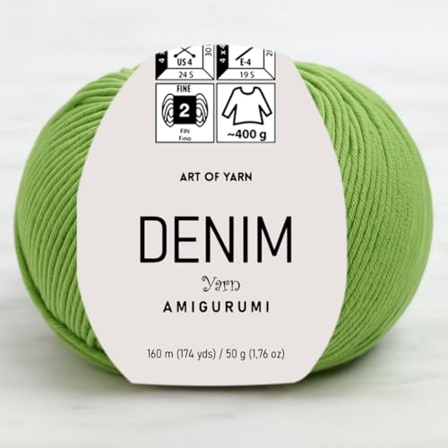 Denim Amigurumi Yarn Art 55% Cotton 45%...