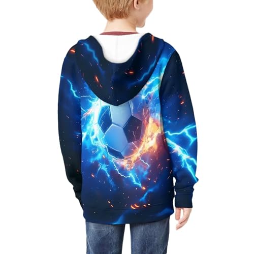 Image of Biyejit Kids Novelty 3D Graphic Printed Hooded Sweatshirt