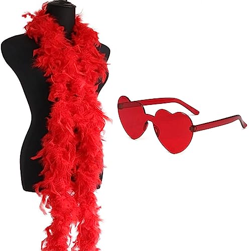 gotyou Boas De Plumas Coloridas, 2m Boas Plumas para Manualidades, Boa De Plumas De Pavo, Boa De. 