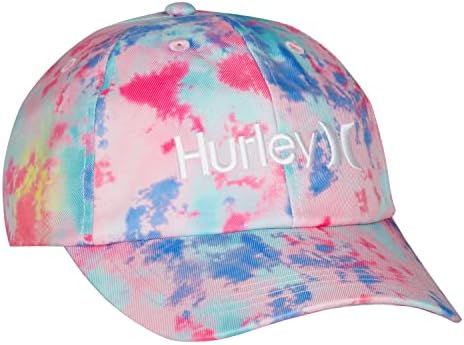 Hurley womens One and Only Hat Baseball Cap, Pink Multi, 8-18 Years US