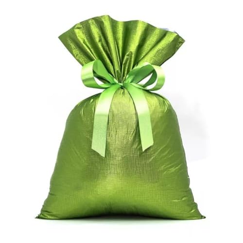 Saco Para Presente Texturizado - Soft Touch 30x44 C/ 50 Un (Verde limão, 30x44)