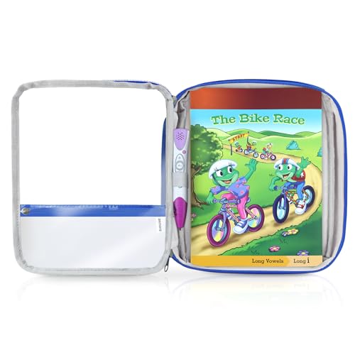 Rangement rigide LeapReader Leapfrog bleu housse antichoc livres - 2