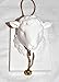 New White Sheep / Lamb with Hanging Bell Wall Hanging Ceraic Statue Figure