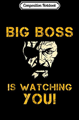  Composition Notebook: MGS Big V Boss Gear and Apparel for Video Games Journal/Notebook Blank Lined Ruled 6x9 100 Pages