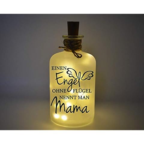 Farbwuselei Flaschenlicht Einen Engel ohne Flügel nennt Man Mama Cover