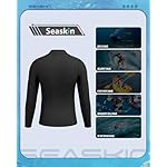 Seaskin Mens Wetsuit Tops 2mm Front Zipper - Image 5
