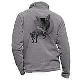 Polaire chasse avec au choix marquage du renard sur le cœur, en grand dans le dos et ajout de texte. Accessoire du chasseur