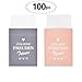 Produktbild Sinoest 100 Freudentränen Taschentücher Hochzeit Mini Papiertüten Rosa & Grau Taschentuch Geschenktüten Flachbeutel für Hochzeit Taschentücher Mitgebsel Schmuck Umweltfreundlich (Rosa & Grau)