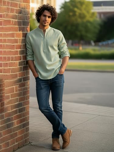 Image of Vida Loca Short Kurta for Men and Boys. (VFLX100)
