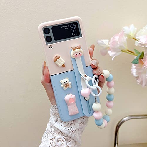Coque Z Flip 3 mignonne à bracelet pour sublimer vos looks