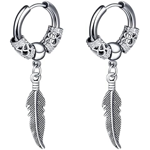 Feilok Boucles d'oreilles en acier inoxydable Cover