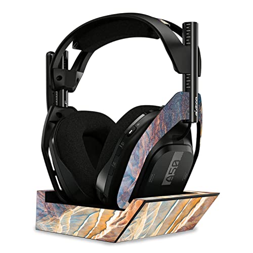 Image of MightySkins Glossy Glitter Skin Compatible with Astro A50 Wireless Headphones + Base Station (Gen 4) - Rocky Side | Protective, Durable High-Gloss Glitter Finish | Easy to Apply | Made in The USA