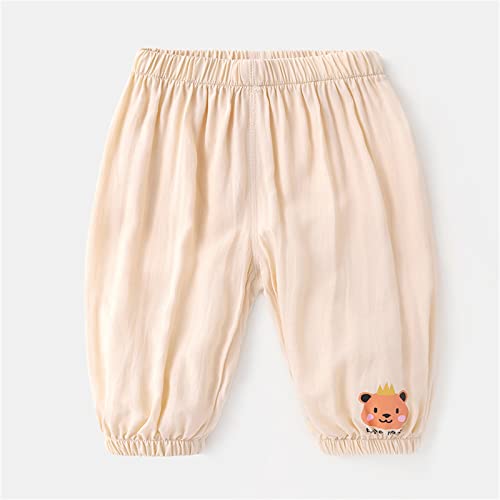 Toddler Boys Girls Soft Sweatpants Unisex Baggy Lightweight Elastic Waist Wide Leg Trousers Carton Print Solid Pants2