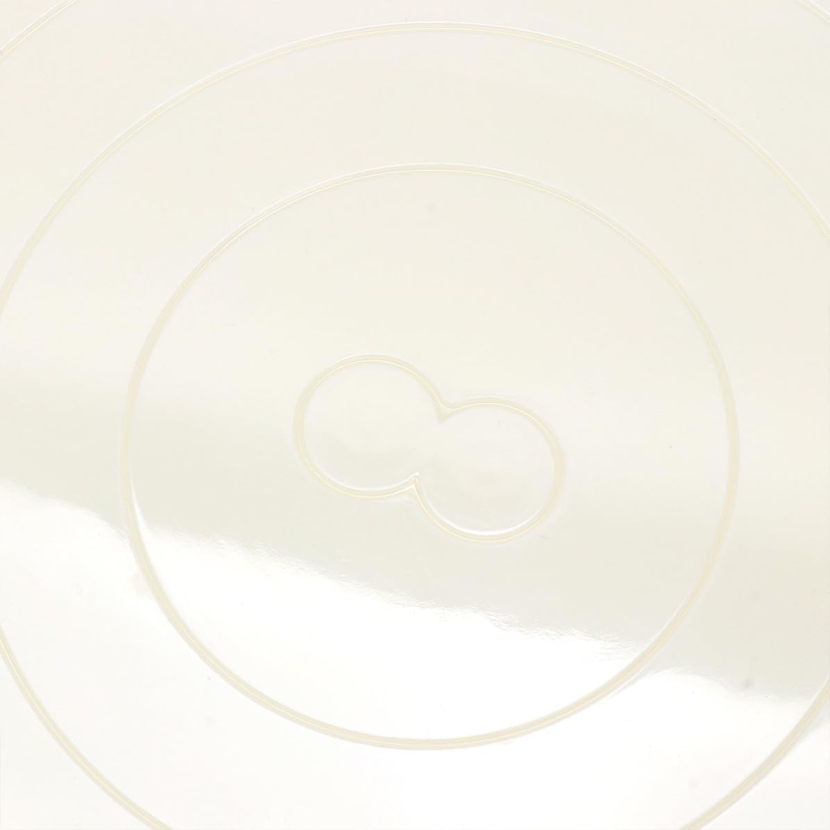 4pcs 8 Inch Plastic Round Cake Serving Trays Xmas Reusable image 3