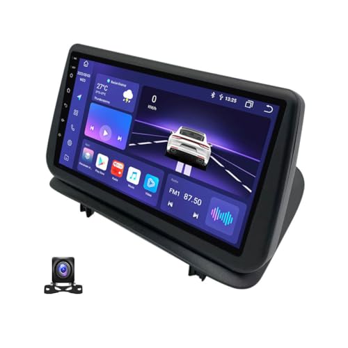 Autoradio Renault Clio 3 Android 12 avec écran tactile 9 pouces et CarPlay