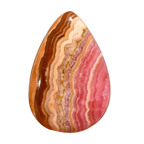 Rhodochrosite pierre naturelle 34x24mm cabochon pour bijoux DIY