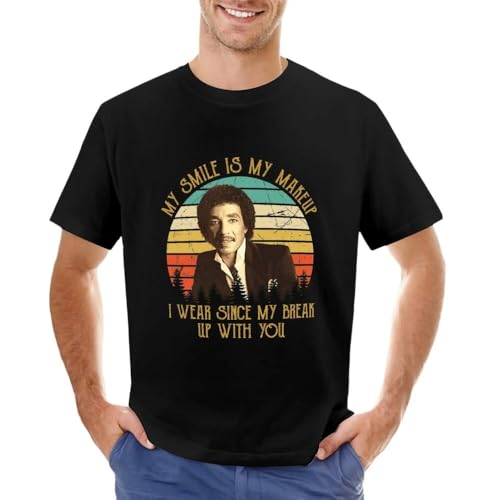 Photo de TUCVNDAT My Smile is My Makeup Smokey Quotes Robinson T-Shirt Vintage Clothes T-Shirt for a t-Shirt Mens t Shirts Black L