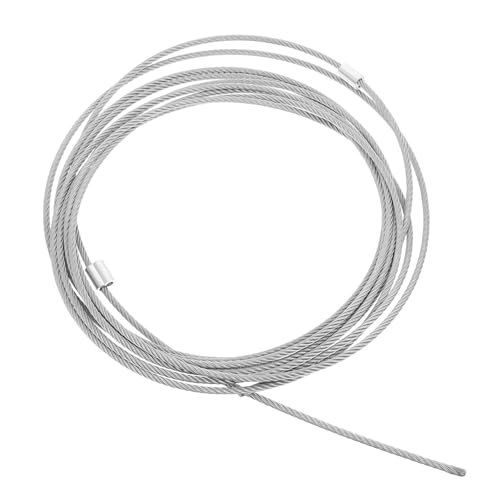 Cable de acero de alta resistencia WOONEKY de 6 metros para ajustar mecanismos de garaje 2