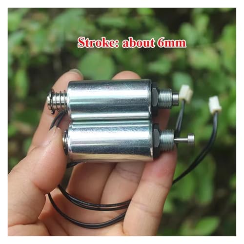 Solénoïde push-pull DC 12V actionneur linéaire cylindrique 19mm pour automatisme - 5